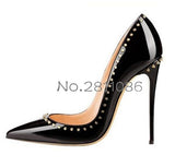 OKHOTCN Sexy Shiny/Patent Shoes