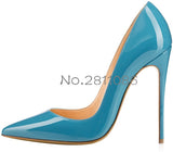 OKHOTCN Sexy Shiny/Patent Shoes