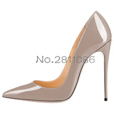 OKHOTCN Sexy Shiny/Patent Shoes