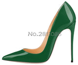 OKHOTCN Sexy Shiny/Patent Shoes