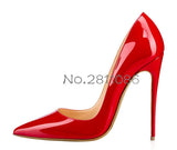 OKHOTCN Sexy Shiny/Patent Shoes
