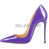 OKHOTCN Sexy Shiny/Patent Shoes