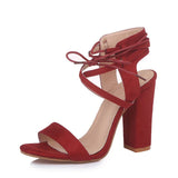 MCCKLE High Heel Gladiator Shoes