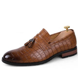 ROEGRE New Fashion Tassel Men Shoes
