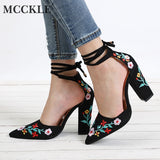 MCCKLE Women High Heels Shoes