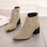MCCKLE 2019 New Woman's Ankle Boots