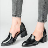 MCCKLE Low Heels Women Shoes