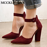 MCCKLE Woman High Heels Fashion Shoes