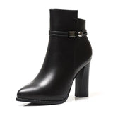 MCCKLE Fashion Women Ankle Boots