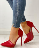 Fashion Flock High Heels Shoes