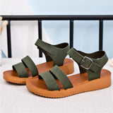 MCCKLE New Women Buckle Shoes