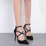 LTARTA Black Pink Sexy Shoes