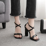 LTARTA 2019 Sexy Square Shoes