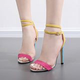 LTARTA Women Yellow Pink Shoes