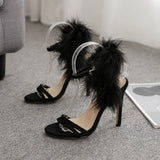 LTARTA Heel Women Sexy Blue Shoes