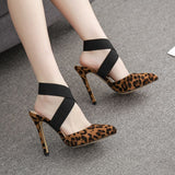 LTARTA 2019 High-Heeled Leopard Shoes