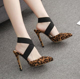 LTARTA 2019 High-Heeled Leopard Shoes
