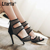 LTARTA 2019 New Mesh Stiletto Shoes