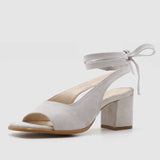 MCCKLE Women Ankle Strap Chunky Shoes
