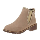 MCCKLE Ankle Boots For Woman