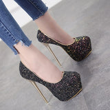 High heels stiletto shoes