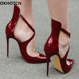 Designers Wine Red Patent Shoes