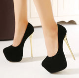 New women pumps sexy black shoes