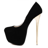 New women pumps sexy black shoes