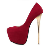 New women pumps sexy black shoes